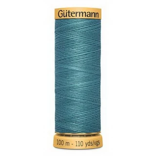 Gutermann Natural Cotton 50wt 100M - Very Dark Turquoise (Box of 3)