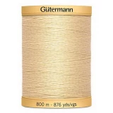 Gutermann Cotton 50 800m 876yd Solid - Oak Tan (Box of 3)