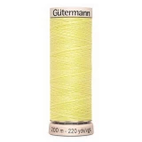 Gutermann Natural Cotton 60wt 200m- LIGHT YELLOW (Box of 5)