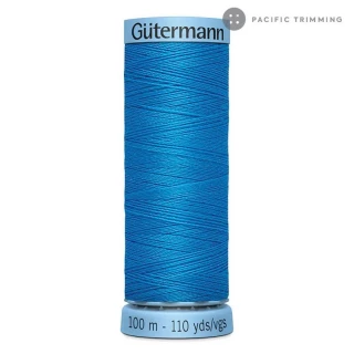 Gutermann Pure Silk Thrd 100m -  Blue Hawaiian (Box of 3)