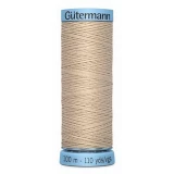 Gutermann Pure Silk Thrd 100m -  Khaki (Box of 3)