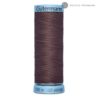 Gutermann Pure Silk Thrd 100m -  Mocha (Box of 3)