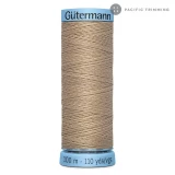 Gutermann Pure Silk Thrd 100m -  Oatml (Box of 3)