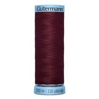 Gutermann Pure Silk Thrd 100m -  Wine (Box of 3)