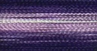 V48 - Floriani Variegated Embroidery Thread, Royal Purple Stripe, 1,100yd spool