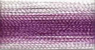 V67 - Floriani Variegated Embroidery Thread, Lilac Stripe, 1,100yd spool