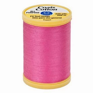 Coats & Clark Coats Cotton 225yds 3/Box Hot Pink (Box of  3)