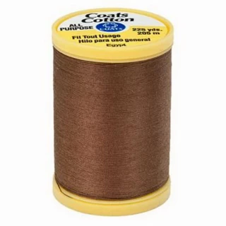 Coats & Clark Coats Cotton 225yds 3/Box Summer Brown (Box of  3)