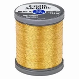 Coats & Clark Coats Metallic 125yd  Bright Gold   (Box of 3)