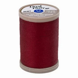 Coats & Clark Dual Duty XP Hvy 125yds  Barberry Red  (Box of 3)