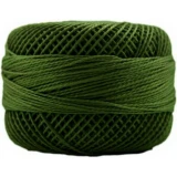 Perle Cotton Sz8 10gm 10ct AVOCADO GREEN BOX10