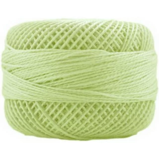 Perle Cotton Sz8 10gm 10ct LIGHT MOSS GREEN BOX10