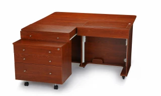 Kangaroo Sewing Furniture - Kangaroo and Joey II - Teak (K8805)