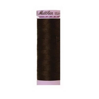 Silk Finish Cotton 50wt 150m (Box of 5) VERY DARK BROWN