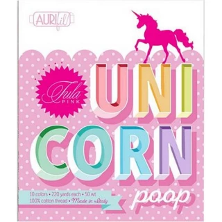 Tula Pink Unicorn Poop Thread Set