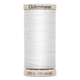 Hand Quilting 40wt 200m 3ct -White