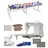 Juki TL-2000Qi Long Arm, Grace Continuum II 8ft Quilting Frame, Stitch Regulator & More