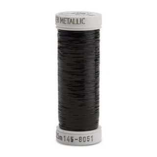 Sliver Metallic 250yd 5 Count BLACK