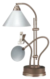Ultimate Table Top Lamp 20w Satin Silver !