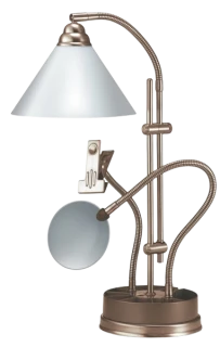 Ultimate Table Top Lamp 20w Satin Silver !